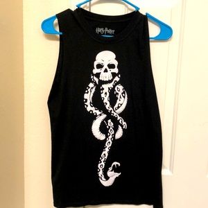 Dark mark Harry Potter tank top